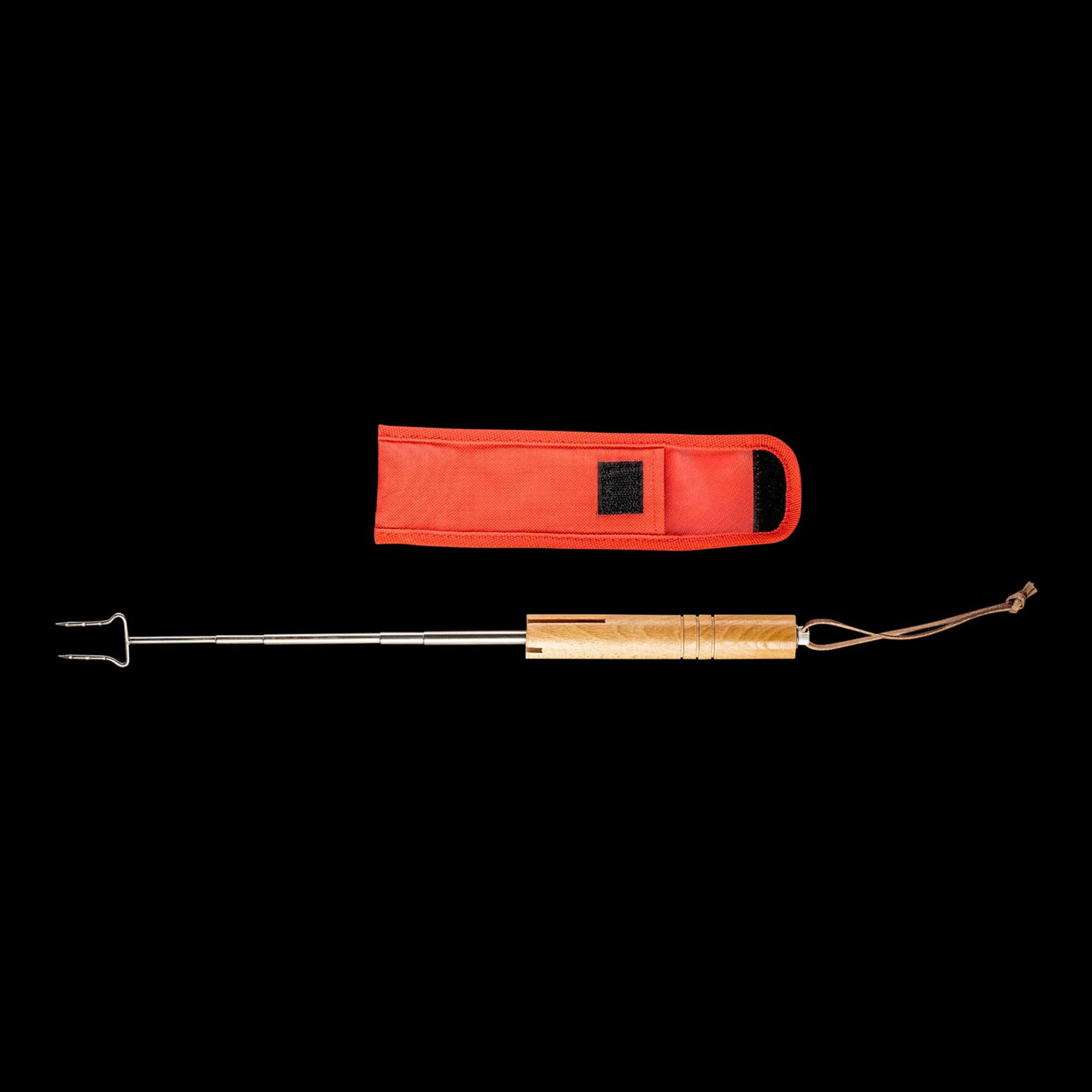 Grillgabel ausziehbar mit Holzgriff
