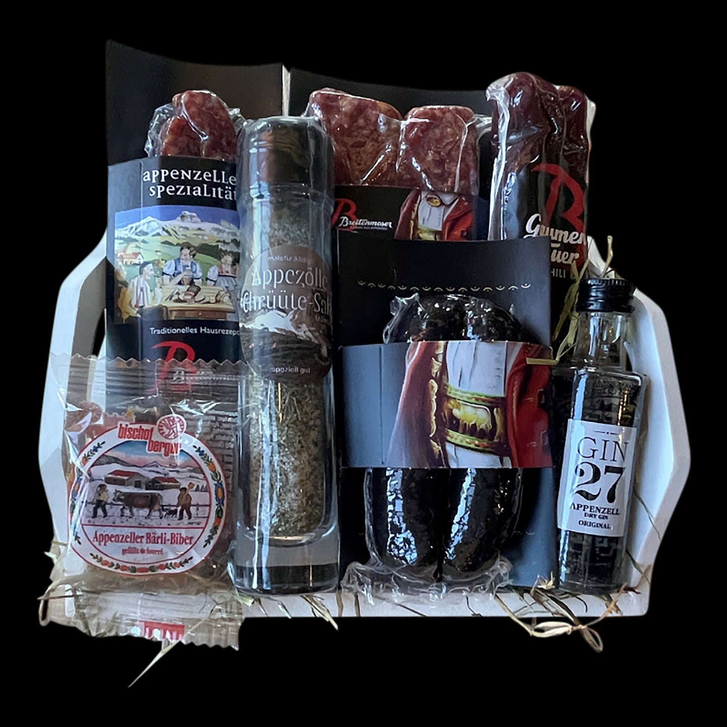 Geschenktablar aus Holz klein "Schäfler"